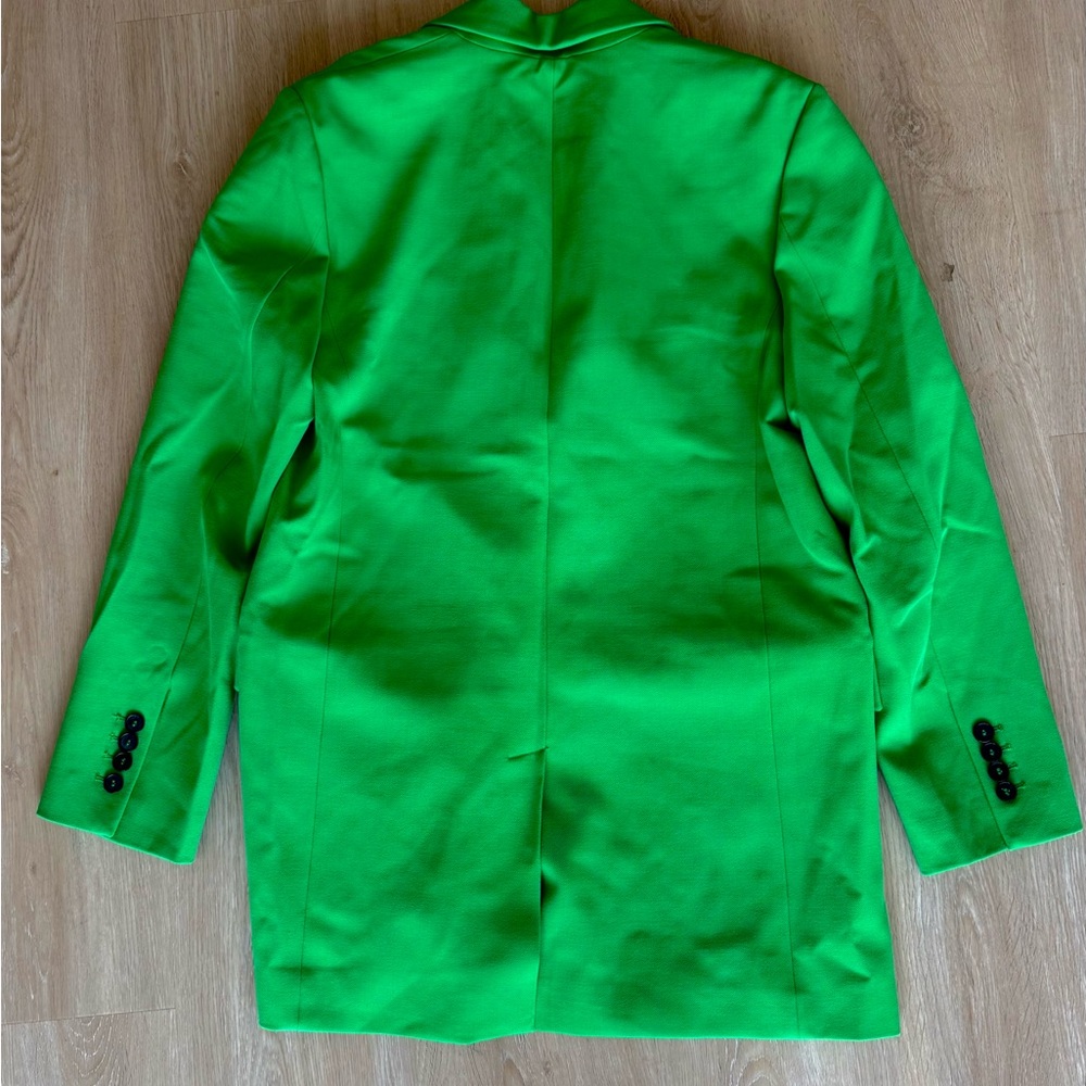 Zara Vibrant Green Suit Jacket - Picture 4 of 4